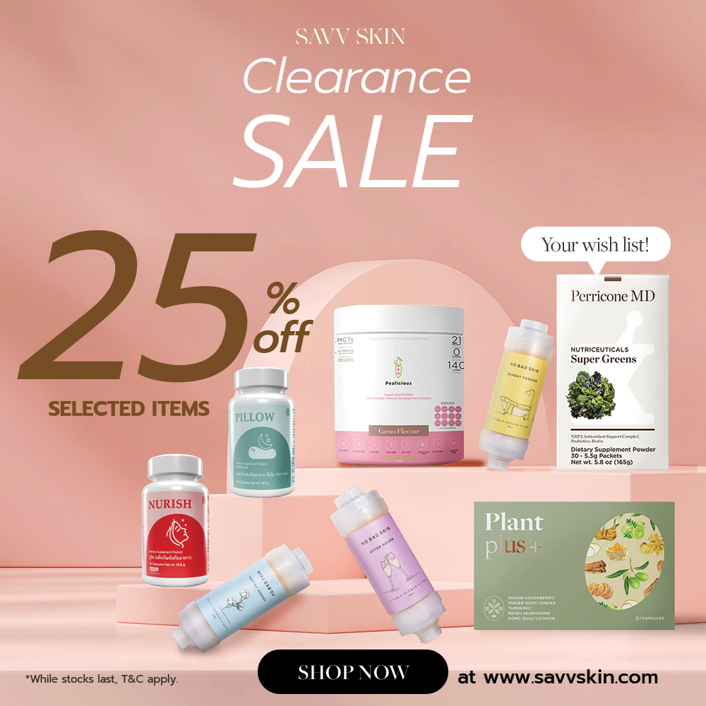 SAVV SKIN Clearance Sale up to 25% off