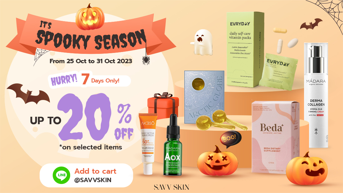 20% Off Spooky Season Sales 25-31 Oct 2023